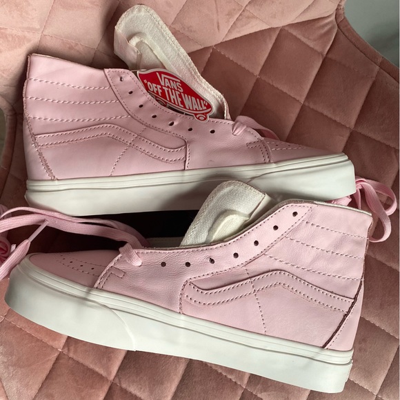 New Vans Sk8- Hi Pink White Sole Men’s Size 6.5 Women’s Size 8 NWT New with Tag - Picture 7 of 16